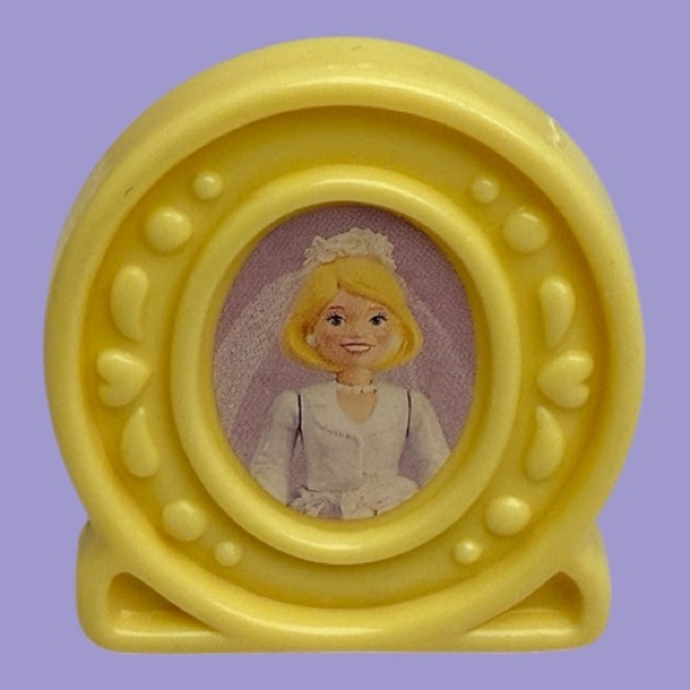 Vintage Playskool Dollhouse Bride Picture Bridal Portrait 1990s
